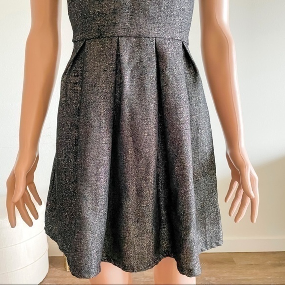 Forever 21 Gold & Black Metallic Dress - Picture 3 of 7